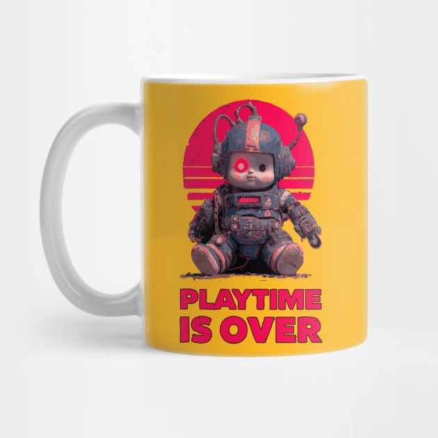 Playtime Is Over - Cyberpunk Baby by TuncGK